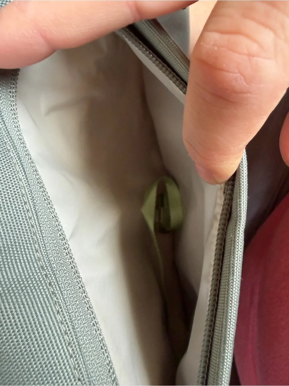 HUHU Diaper Bag Backpack in Sage Green combo